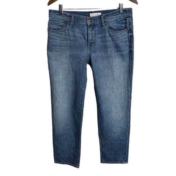LOFT Light Blue Wash Relaxed Straight Crop Jeans size 2 - Picture 1 of 7
